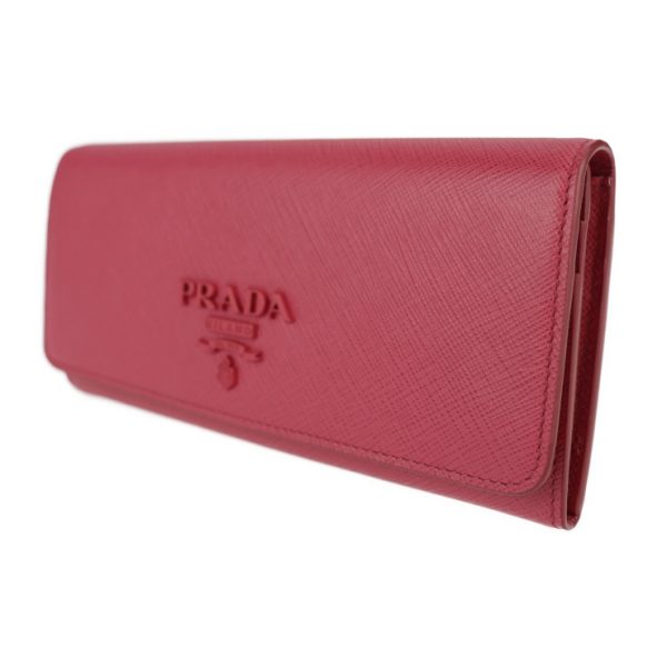 2126073008358 2 Prada Saffiano Leather Long Wallet Peonia