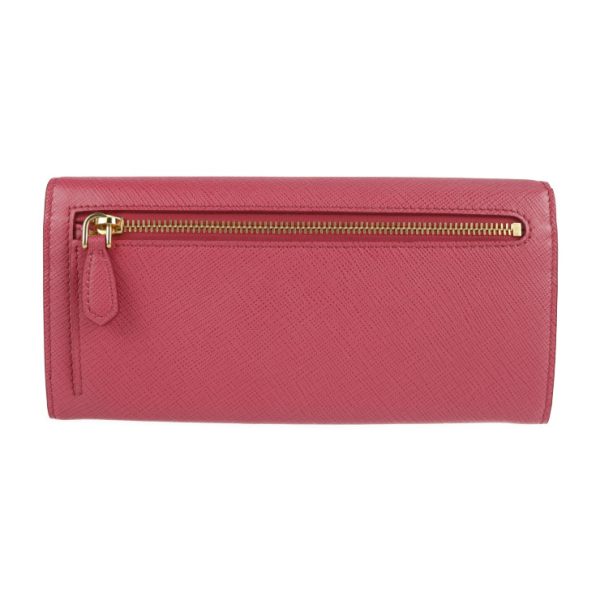 2126073008358 3 Prada Saffiano Leather Long Wallet Peonia