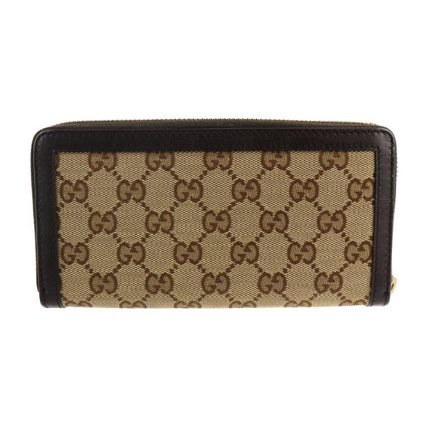 2126093008463 3 GUCCI Long Wallet GG Canvas Brown