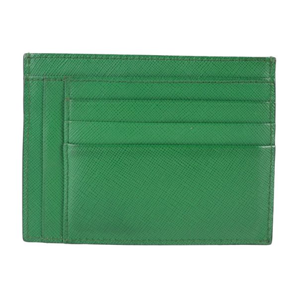 2126093008477 3 Prada Leather Card Case Green