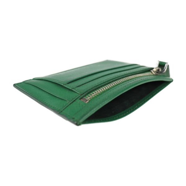 2126093008477 4 Prada Leather Card Case Green