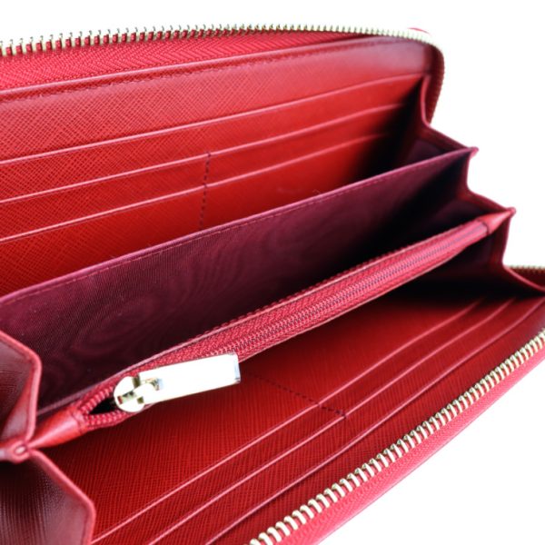 2127043007550 6 Salvatore Ferragamo Gancini Long Wallet Red