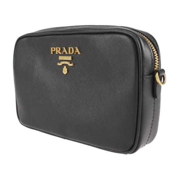 2127043007561 2 Prada Saffiano Leather Shoulder Bag Nero