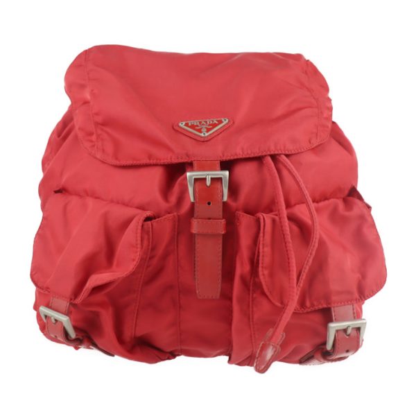 2127053007475 1 Prada Nylon Leather Daypack Red