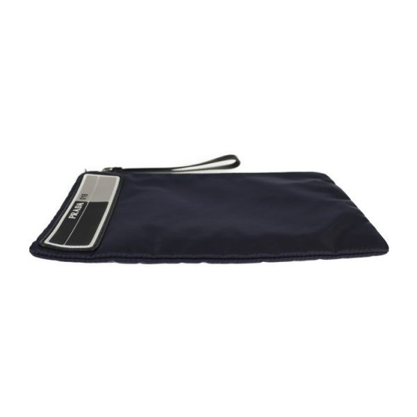 2128013007558 3 Prada Nylon Clutch Bag Navy