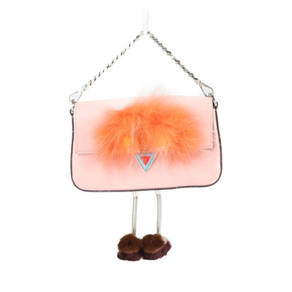 2128083008430 3 Fendi Micro Bucket Bag Bugs Monster Leather Pink Multicolor