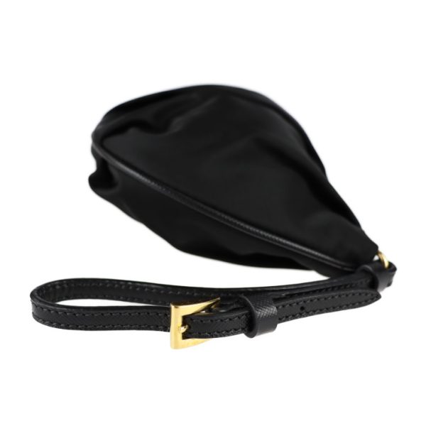 2128083008442 5 Prada Nylon Makeup Pouch Black