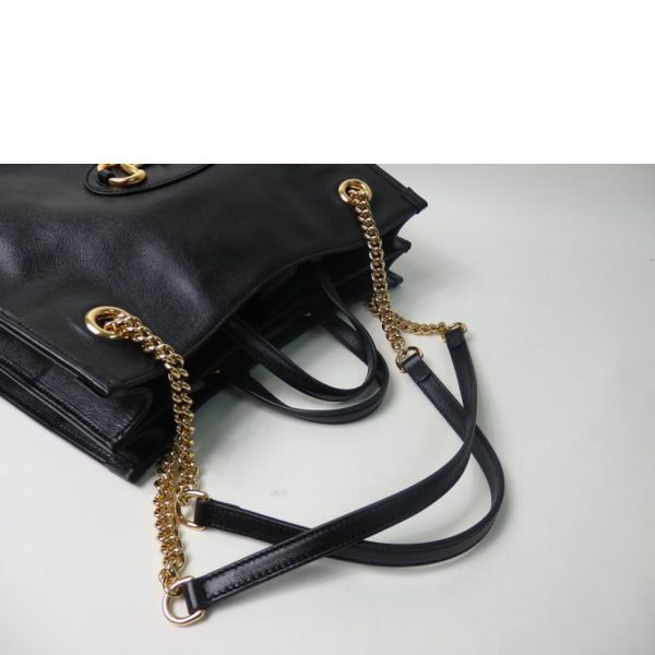 21281 4 Gucci 1955 Horsebit Leather Gold Hardware Black