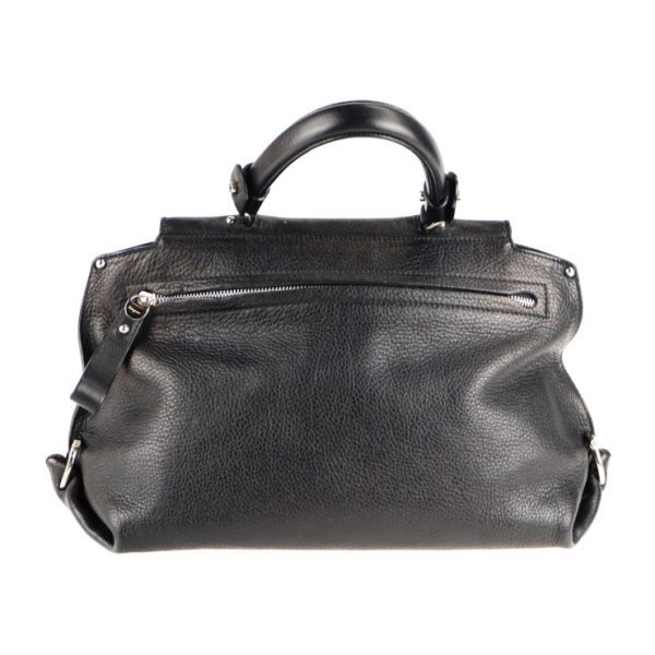 2129043007604 3 Salvatore Ferragamo Leather Handbag Black