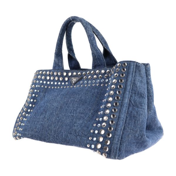 2129043007632 2 Prada Denim Canapa Tote Bag Avio