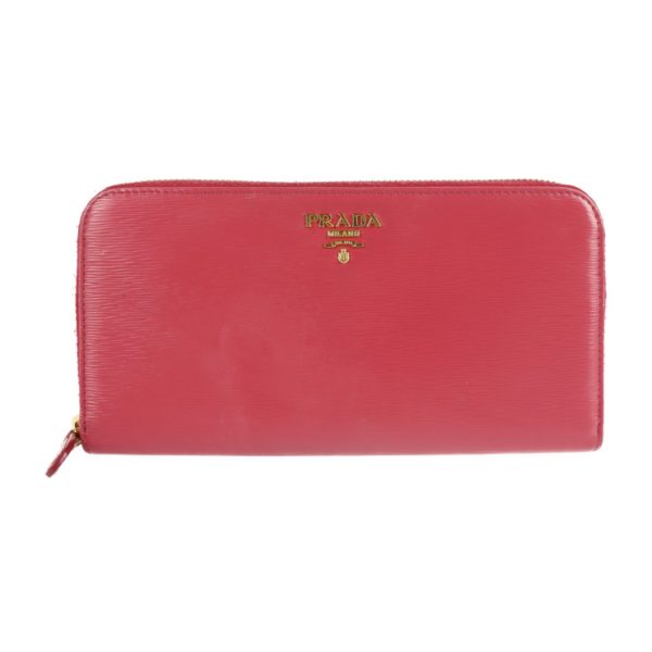 2130051001024 1 Prada Leather Long Wallet Peonia