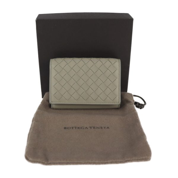 2130093007515 9 Bottega Veneta Intrecciato Leather Wallet Gray