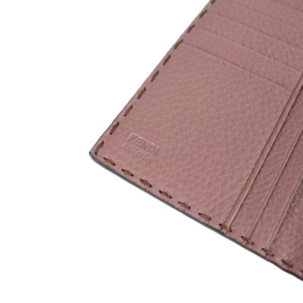 2131033002708 8 Fendi Selleria Leather Long Wallet English Rose