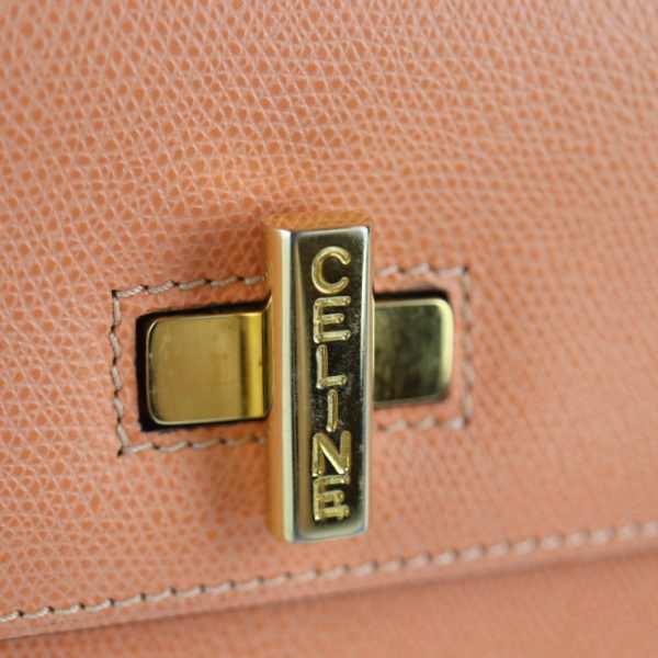 2131053008525 7 Celine Leather Handbag Salmon Pink