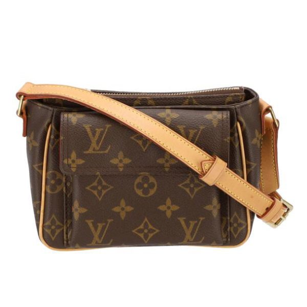 21596 1 Louis Vuitton Viva Cite PM Monogram Shoulder Bag Brown