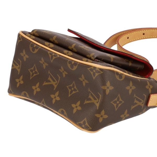 21596 3 Louis Vuitton Viva Cite PM Monogram Shoulder Bag Brown