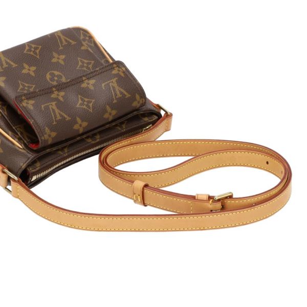 21596 4 Louis Vuitton Viva Cite PM Monogram Shoulder Bag Brown