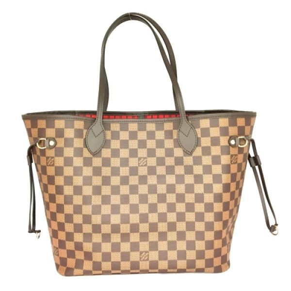 2175900085346 00 Louis Vuitton Neverfull MM Damier Tote Bag Brown