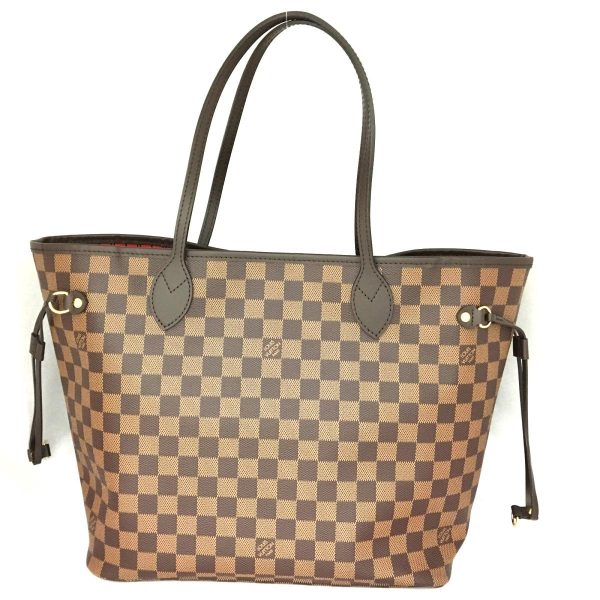 2175900085346 01 Louis Vuitton Neverfull MM Damier Tote Bag Brown