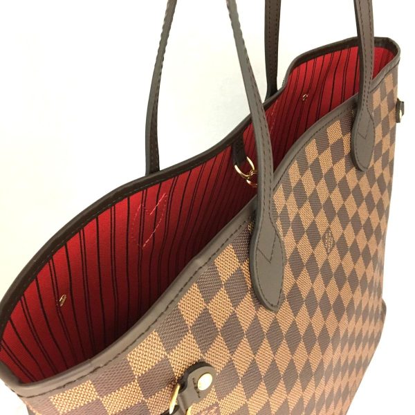 2175900085346 02 Louis Vuitton Neverfull MM Damier Tote Bag Brown