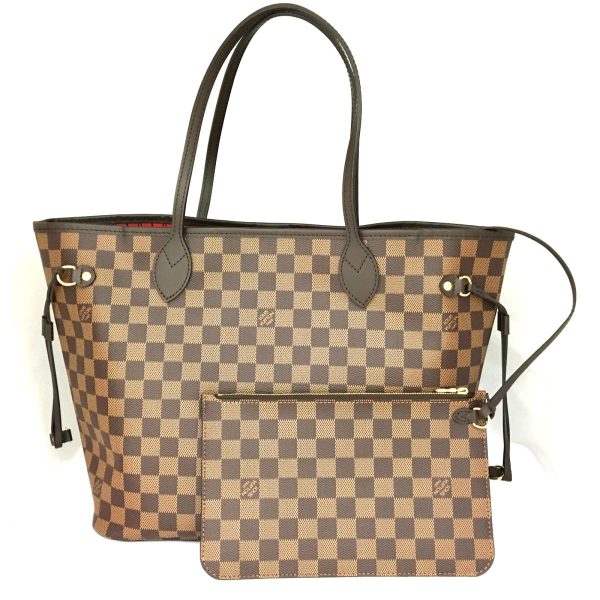 2175900085346 04 Louis Vuitton Neverfull MM Damier Tote Bag Brown