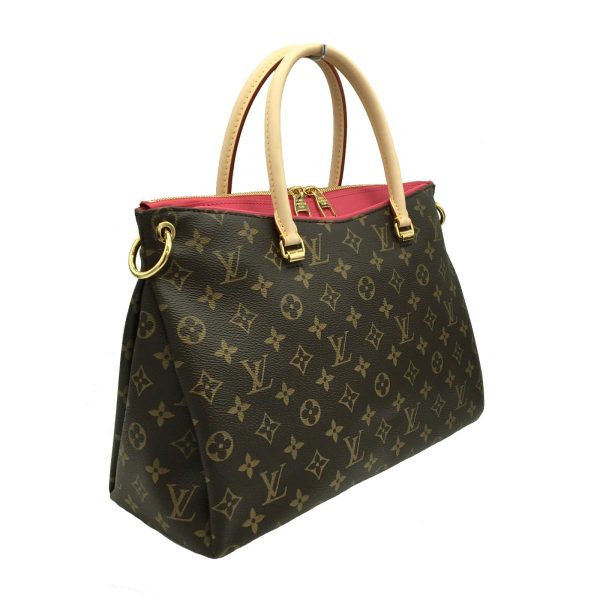 2175900113285 03 Louis Vuitton Pallas 2 Way Hand Tote Bag Brown Gold