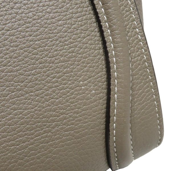 2176100101713 12 Celine Nano Leather Shopper Hand Bag Gray