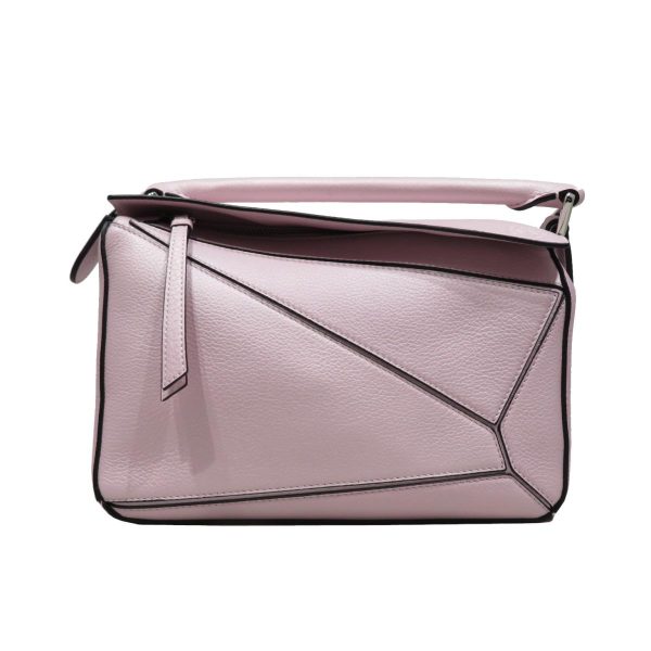 2176100101904 00 Loewe Puzzle Leather Small Shoulder Hand Bag Pink