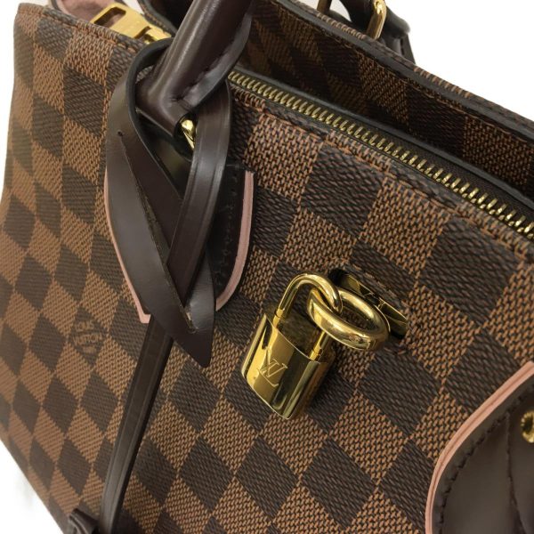 2176500034697 09 Louis Vuitton Normandy Damier 2 Way Shoulder Hand Bag Magnolia Damier