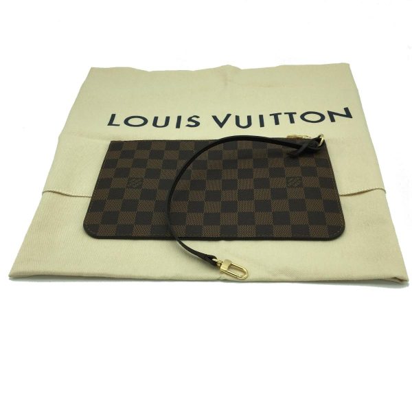 2176500059003 09 Louis Vuitton Neverfull MM Damier Tote Bag Rose Ballerine Gold