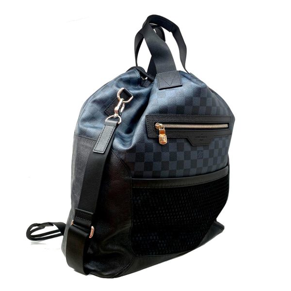 2176500062850 03 Louis Vuitton Match Point Damier Graphite Rucksack Hybrid 3 Way Shoulder Bag Black