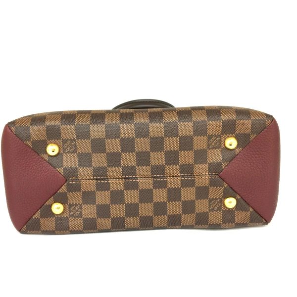 2176500073870 05 Louis Vuitton Brittany Damier 2 Way Hand Shoulder Bag Brown Bordeaux Damier