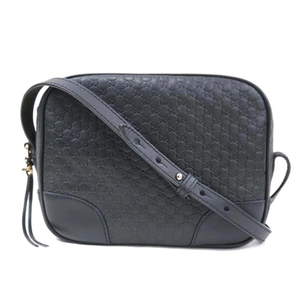 21791 1 Gucci Micro Gucci Shima Shoulder Bag Black