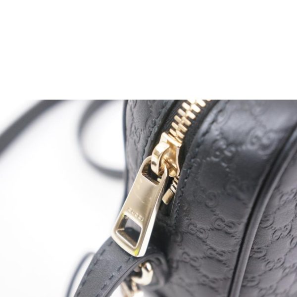 21791 6 Gucci Micro Gucci Shima Shoulder Bag Black