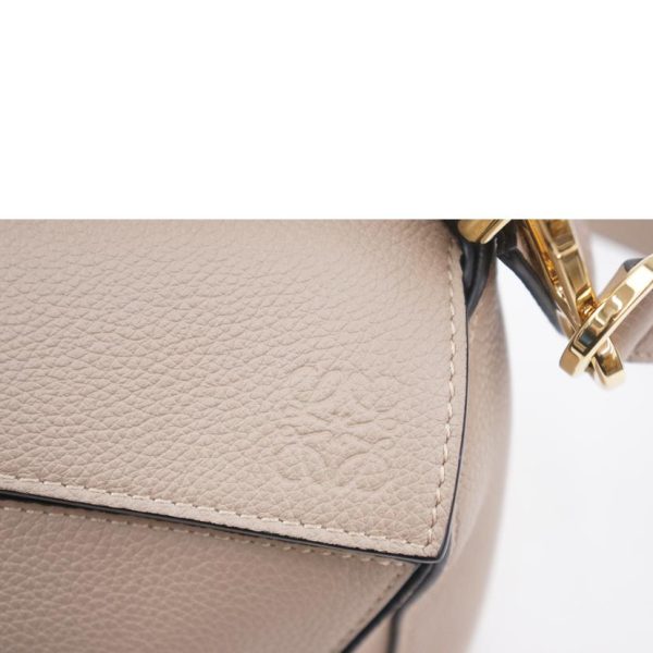 21814 7 Loewe Puzzle Shoulder Bag Beige