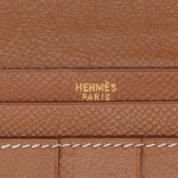 21956 5 Hermes Bean Souffle Vaux Epson Bag Brown