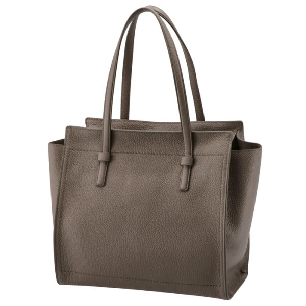 21f21600010482 2 Ferragamo Amy Tote Bag Medium Gray Beige