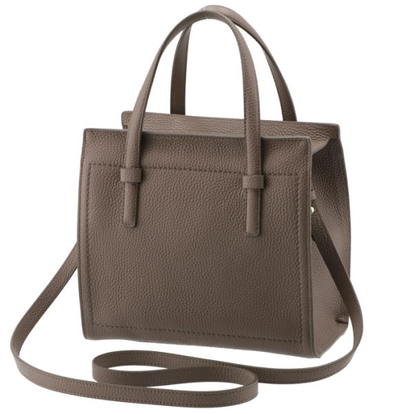 21f47800010482 2 Ferragamo Amy Tote Bag Gray Beige