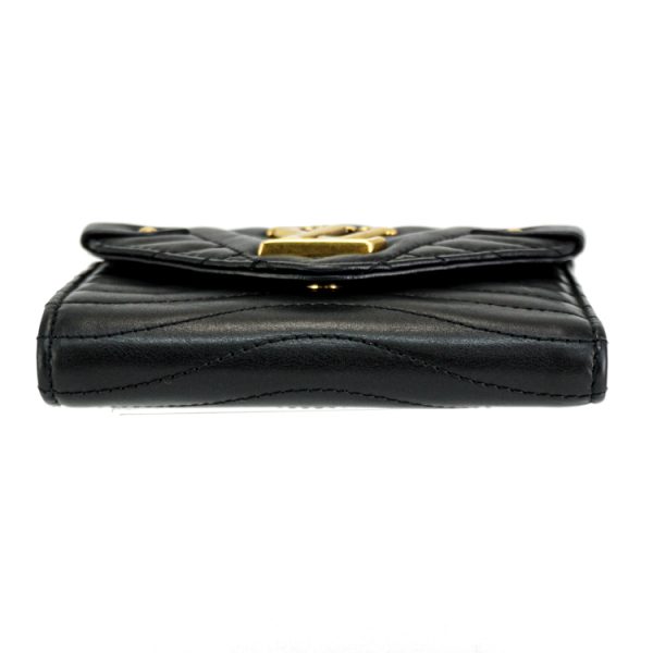 22 1076 07 Louis Vuitton Wave Compact Zip Wallet Noir Black