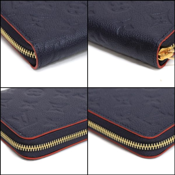 22 1734 08 Louis Vuitton Zippy Wallet Bifold Navy