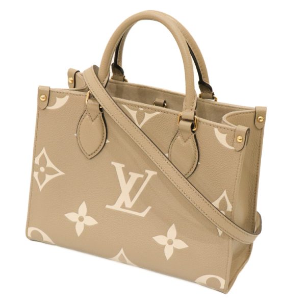 22 2900 01 Louis Vuitton On The Go PM Shoulder Bag Beige