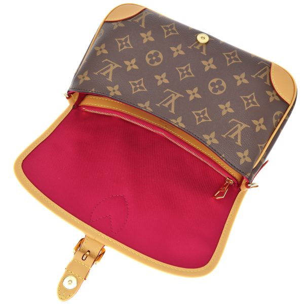 22 5834 10 Louis Vuitton Diane NM PM 2way Shoulder Bag Brown