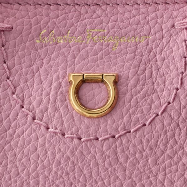 22002400010533 4 Ferragamo Gancini Mini Tote Bag Pink