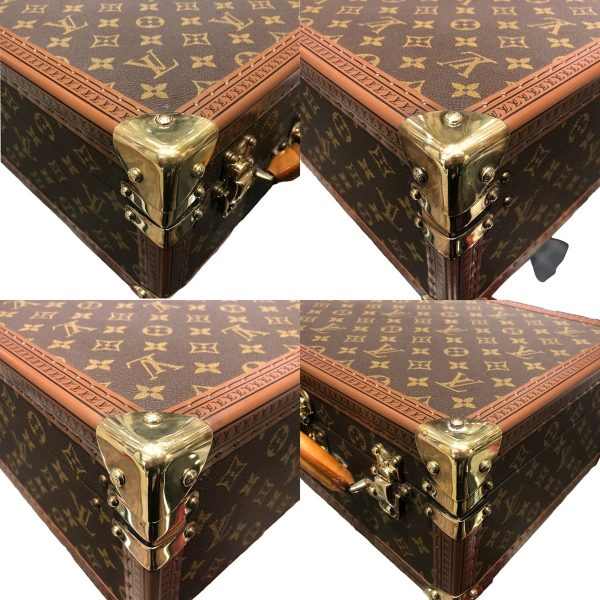 22028292 07 Louis Vuitton Monogram Travel Bag Brown