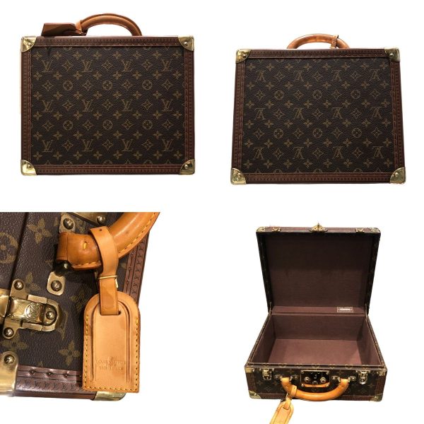 22028292 08 Louis Vuitton Monogram Travel Bag Brown