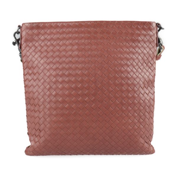 2203023007030 3 Bottega Veneta Intrecciato Leather Crossbody Bag Maroon