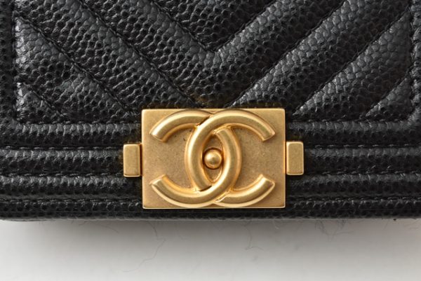 220314 805 5 ch 4 Chanel Coin Case Chain Pouch Belt Bag Black