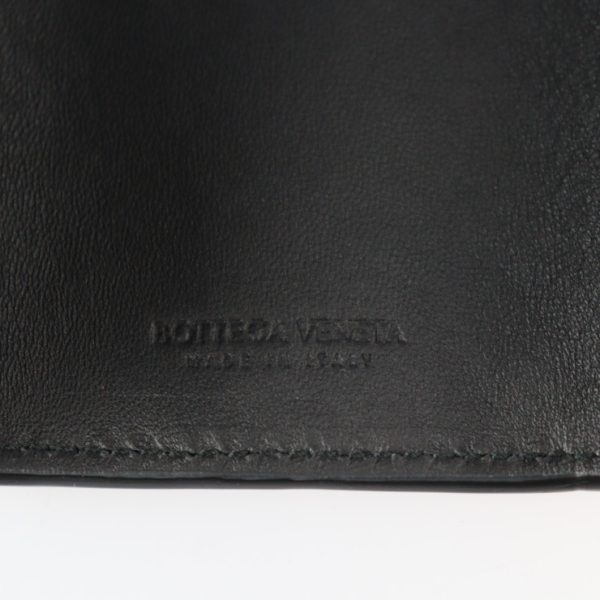 2204123008034 8 Bottega Veneta Intrecciato Key Case Leather Black