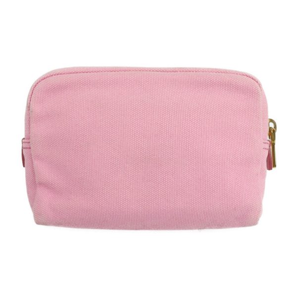 2205011002001 3 Prada CANAPA Canvas Cosmetic Pouch Pink