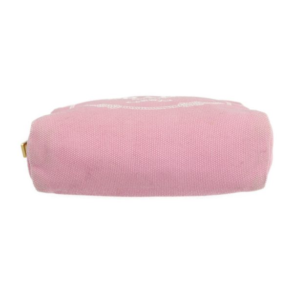 2205011002001 4 Prada CANAPA Canvas Cosmetic Pouch Pink